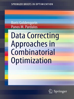 cover image of Data Correcting Approaches in Combinatorial Optimization